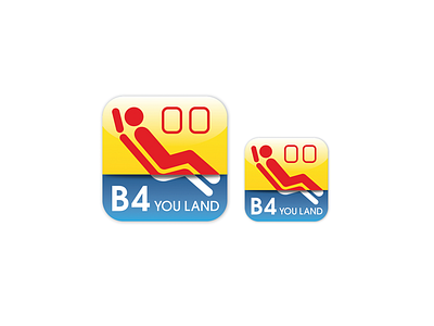 B4 You Land Icon app app icon icon illustration illustrator ios photoshop