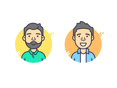 Smile :) avatar boy character icon illustration man people smile