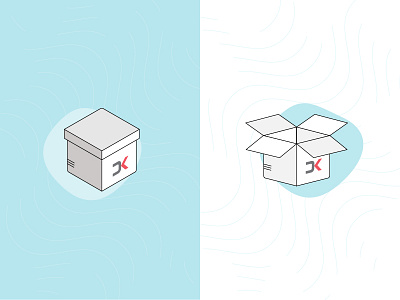 Digikala boxes boxes buy digikala flow illustrate order shop split