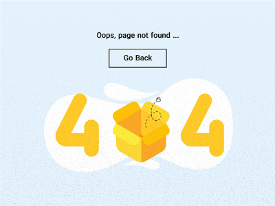 404 404 bee box car error oh ops page ui website