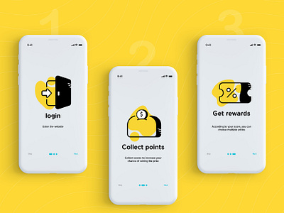 Onboarding for Digiclub by Hesam.Keramati for Digikala Design on Dribbble