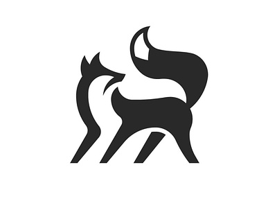 Fox Logo Design animal elegant fox golden ratio graphic design logo mark minimalist simple