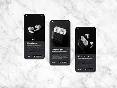 Airpod pro display page