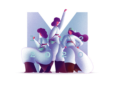 Malvinas Women argentina design digitalart ilustration typogaphy