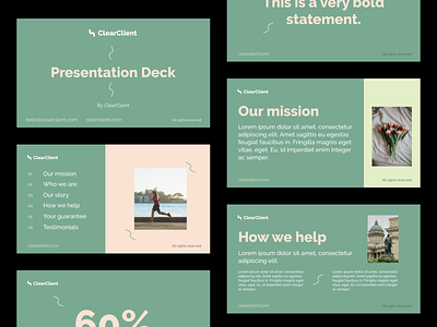 Presentation Deck colour scheme concept deck graphic design layout mock up presentation presentation design presentation layout template