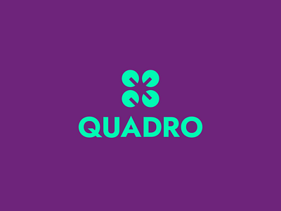 Quadro app brand identity brandmark copter dynamic emblem emblems flat flying for sale geometic logo logodesign quadrocopter round sale sign sky storozhevantosha symbol