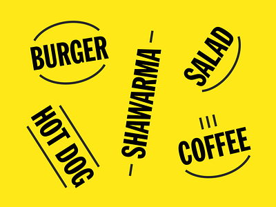 Fast food pictogram