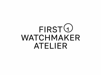 First Watchmaker Atelier app atelier brand identity brandmark first for sale logo logodesign sign storozhevantosha symbol watch watchmaker workshop