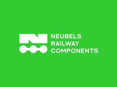 Neubels Railway Components brand identity brandmark emblem for sale logistic logo logodesign mark n network railway sign storozhevantosha symbol