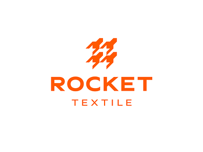 Rocket Textile brand identity brandmark for sale logo logodesign pattern rockets sale sign storozhevantosha symbol textile