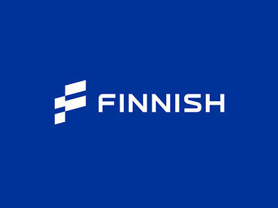Finnish by Mika Hakkinen app brand identity brandmark emblem f1 fin finish finland flag logo logodesign race storozhevantosha symbol