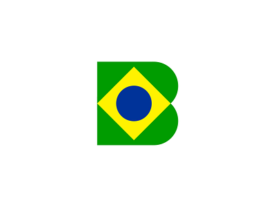 Brasil america app b brand identity brandmark brasil emblem flag logo logodesign storozhevantosha symbol