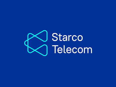 Starco Telecom app brand identity c connection emblem flat logo logodesign mobile sign star storozhevantosha symbol telecom