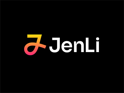 Jenli app appstore brandmark design emblem gradient link logo logodesign monogram network path storozhevantosha symbol tech transition