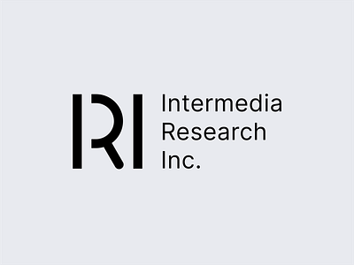 Intermedia Research app brandmark international logo logodesign media network search storozhevantosha