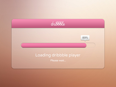 Dribbble Debut - Loading dribbble player