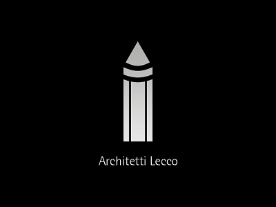 Architects logo architects architecture black brand flat identity logo minimal pencil