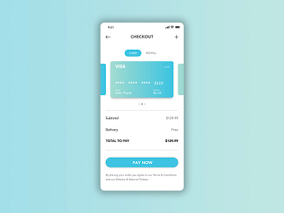 Credit Card Checkout - Daily UI app checkout page checkout process contemporary credit card credit card checkout credit card payment daily 100 challenge dailyui design gradient minimal mobile app modern sketch ui ux web