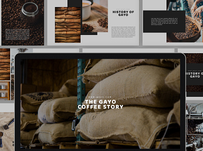 Gayo Coffee Powerpoint Template branding coffee shop powerpoint coffeeshop corporate creative design creative market creative studio powerpoint design powerpoint presentation template powerpoint template