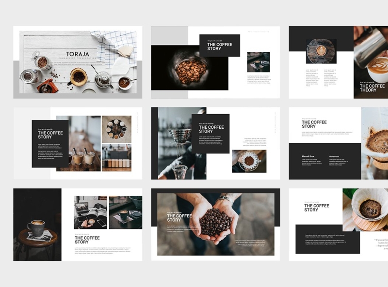 Toraja Coffee Google Slides Template by Eunavia on Dribbble