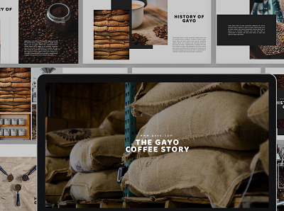 Gayo Coffee Keynote Template branding coffee shop powerpoint corporate creative design creative market creative studio naturalistic powerpoint design powerpoint presentation template powerpoint template