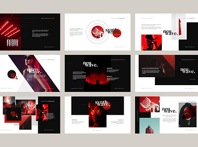 Neuwave Powerpoint Template branding corporate creative design creative market creative presentation creative studio naturalistic powerpoint design powerpoint presentation template powerpoint template