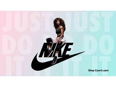 JUST DO IT branding illustration just do it nike photoshop practice project typography