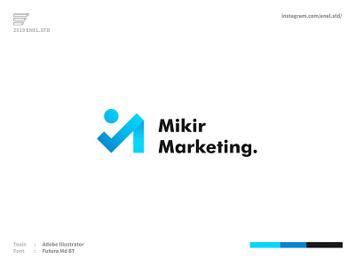 Mikir Marketing app awesome brand identity branding design designer designer logo designs finance icon illustration logo logodesign logoideas logoinspiration logos mark marketing vector