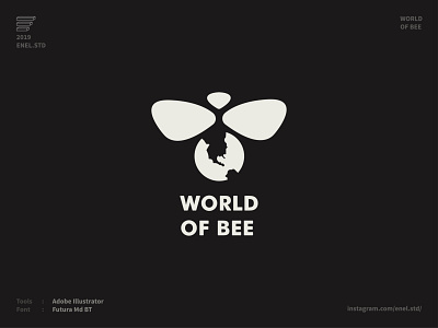 World of Bee awesome logo bee brand design brand identity branding design graphic graphicdesign icon logo logo designer logo ideas logo inspiration logo inspire logodesign logos mark ui vector world