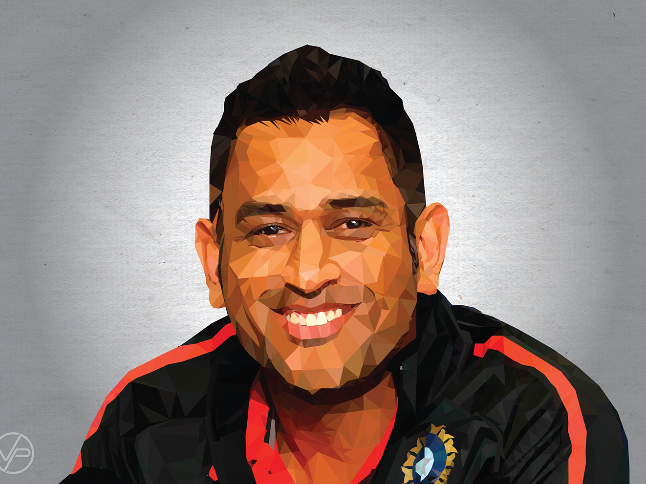 Dhoni Polyart by Premkumar V on Dribbble