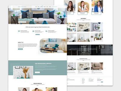 Asana Interior Design Website cahyadiaditya design dribbble indonesia interior interiordesign landingpage ui ux website websitedesign