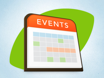 Events Calendar Icon by Bold Perspective on Dribbble