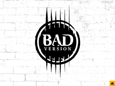 BadVersion band blues circle grunge guitar logo london rock strings wall