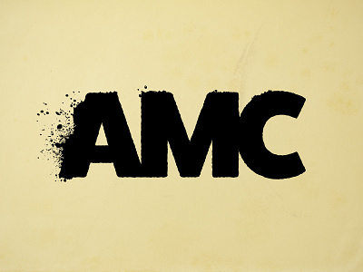 AMC Walking Dead tribute amc illustration splatter thewalkingdead typo typography walkingdead
