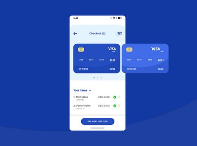 Credit Card Checkout - 002 Daily Challenge app daily 100 challenge dayliui design ux ui