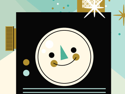 Snap Shot snapshot picture camera vintage retro cute texture vector art kali meadows illustration