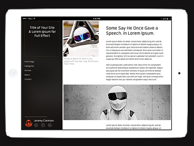 Responsive Blog Preview