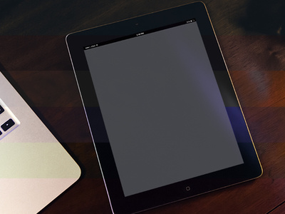 Free iPad 3 PSD Mockup Download