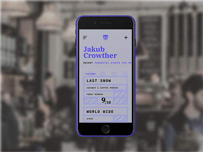 Daily UI Challenge #6 beer daily daily 100 challenge dailyui design journal mobile ui