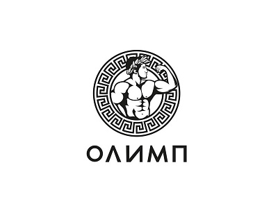 wip_logo 2 gym logo logotypes men minimal muscle olimp olimpia sport