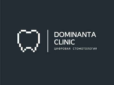 Logo design concept of the new dental clinic clinic d denta dental digital high tech logo logotypes tooth