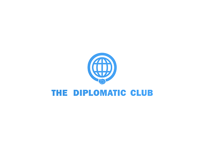 The Diplomatic Club diplomat handshake logo world