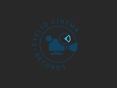 Eyelid Cinema Mark cinema eye icon logo records type