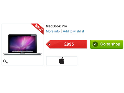 Mac Book Pro e commerce sale shop