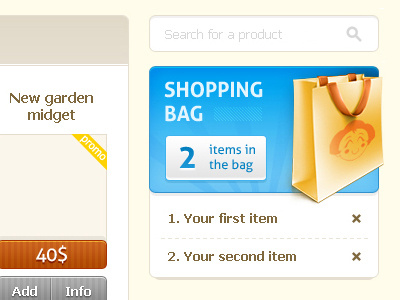 Ichiba Shoping List Rebound cart search shop