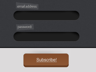 Newsletter Subscribe Form Footer Rebound button newsletter subscribe