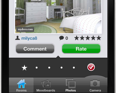 Rate room iphone rate ui