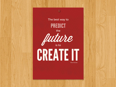 Create The Future poster