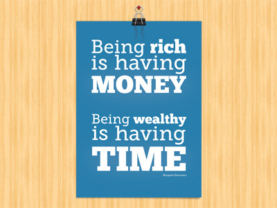 Being wealthy poster shop store