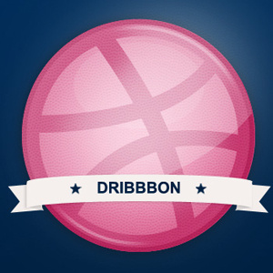Dribbbon ribbon